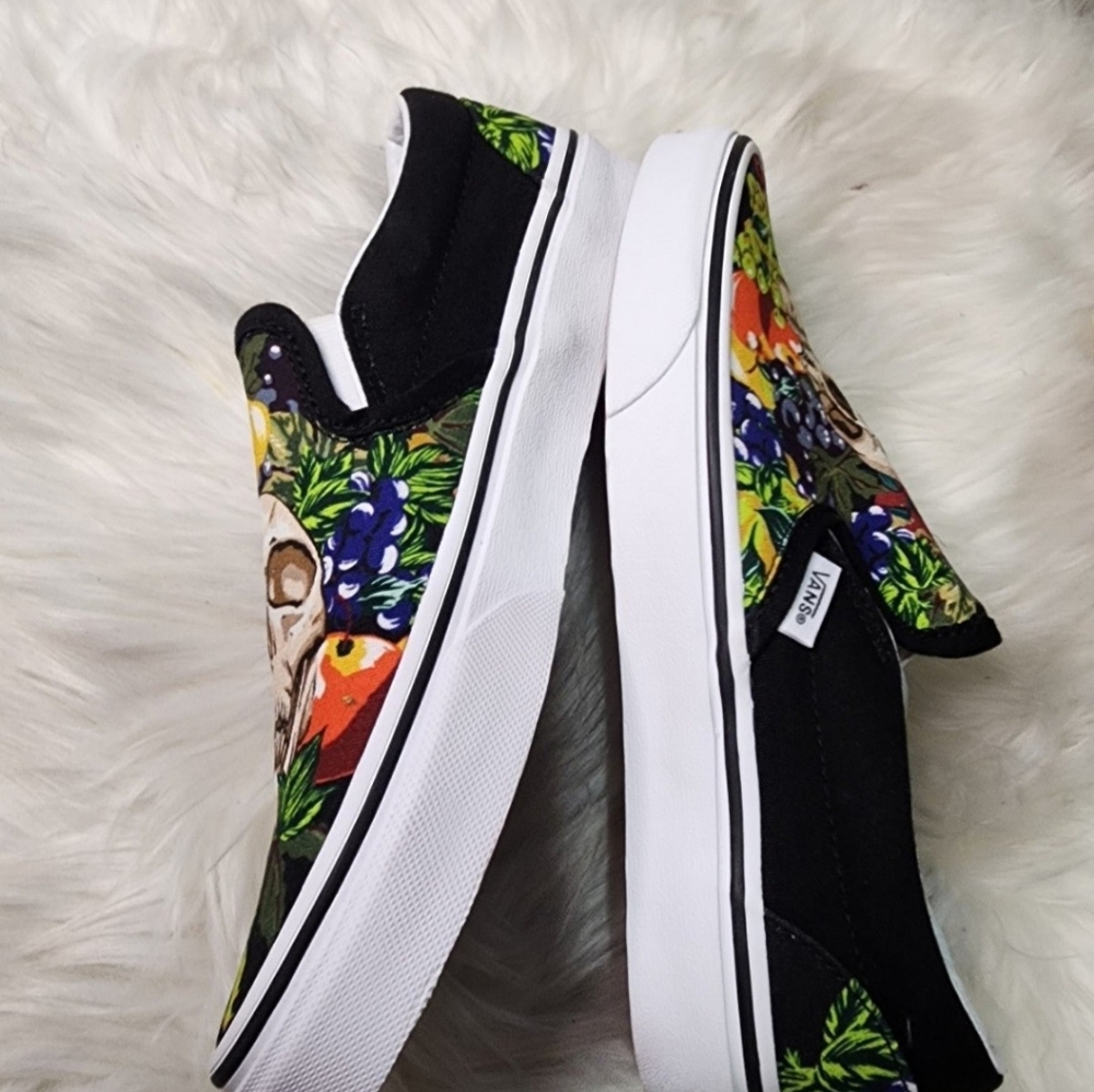 Vans Old Skool Skulls and fruits design Shoes Mens11 New - Picture 5 of 8